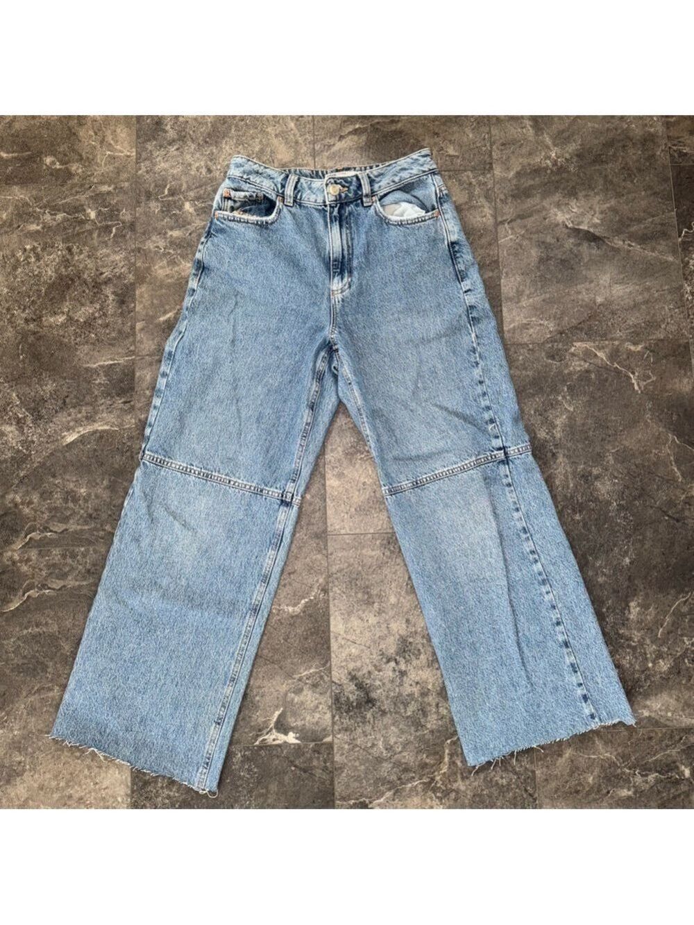 Garage Denim Jeans Wide Leg Light Wash  Size 27